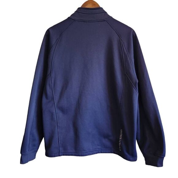 Under Armour Men's Full Zip Loose Fit Fleece Jacket Size Medium - Picture 2 of 4
